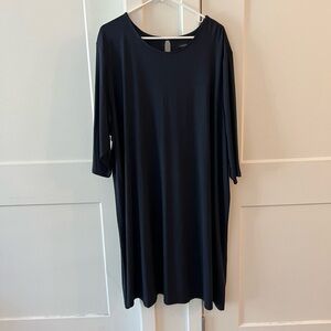 J. Jill Navy Blue Wearever Collection Sheath Dress Sz 4X NWT